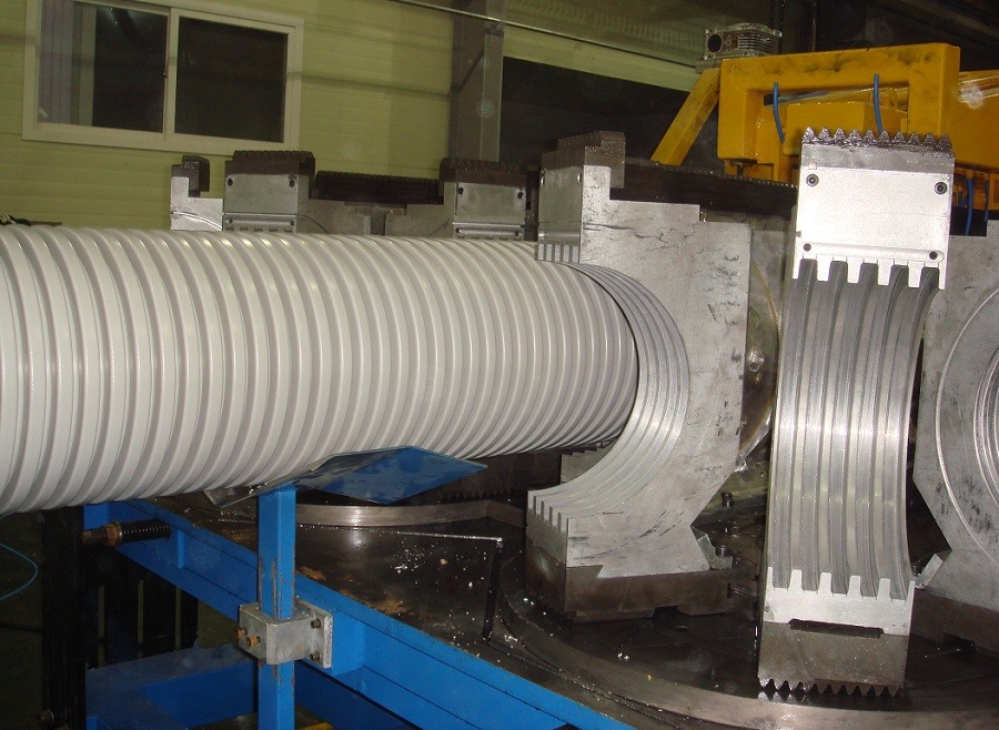 高容量の管の放出機械、機械を作る二重繊維ポリ塩化ビニールの管