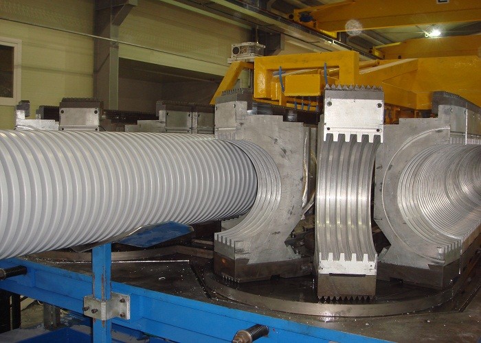 二重壁ポリ塩化ビニールの管の生産機械SBG500ポリ塩化ビニールの管の製造業機械