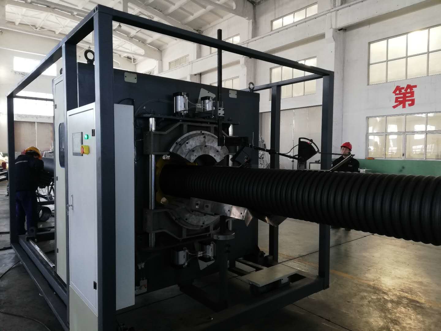 800mm水排水のHDPEの管の放出機械450kg/H