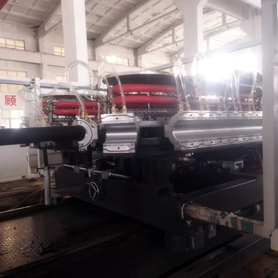 Double Wall Corrugated Pipe Extrusion Line with Siemens Electrical Parts for 50mm-200mm Pipe Diameter Range and HV>940 Barrel Hardness