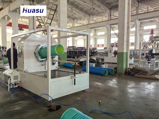 32-1600mm PVC Corrugated Pipe Extrusion Line with Complete Inner Cooling System and Vacuum Forming