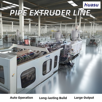 PVC Corrugated Pipe Extrusion Line 500-2000Kg/h Capacity for Sewage Drainage