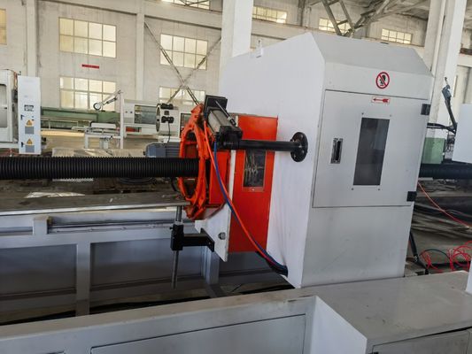 Double Wall Corrugated Pipe Extrusion Line 30000mm with Siemens PLC