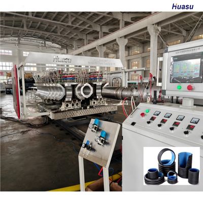 Plastic Pipe Production Extrusion Line With Good Quality Corrugated Pipe Making Machine