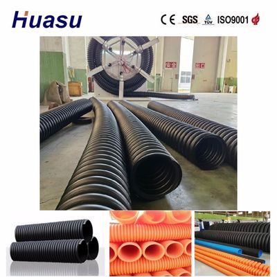 Screw Type Single Screw Plastic Pipe Making Machine for Single Wall Corrugated Pipe Manufacturing System