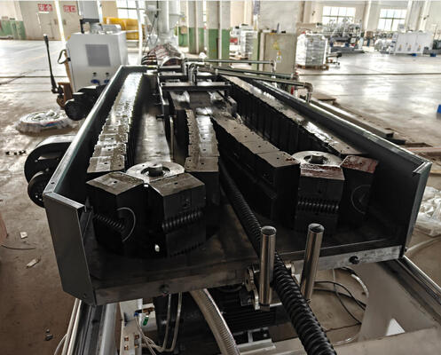 Full Automatic Siemens Motor Single Wall Corrugated Pipe Extrusion Line with 110mm Max Pipe Size