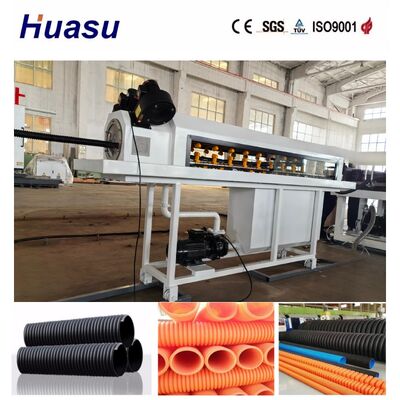 Full Automatic Single Wall Corrugated Pipe Extrusion Line with 60-2000kg/h Output, 32mm-1600mm Pipe Diameter, and PLC Remote Control