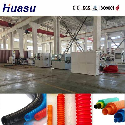 Three Layer Cable Protection Pipe Extrusion Line with Air and Water Cooling for 32mm-1600mm Pipe ID