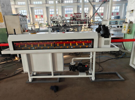 Double Wall Corrugated Pipe Extrusion Line with 20CrMnTi Gear Material and Siemens Brand Electrical Parts Featuring HV>740 Barrel Screw