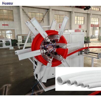 HDPE Corrugated Pipe Production Line Machine For Creating Flexible Pipes Used In Water Supply And Sewage Systems