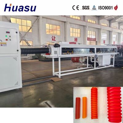 Single Wall Spiral Corrugated Pipe Extrusion Line 100-1200kg/h Output Fully Automatic for Municipal Engineering