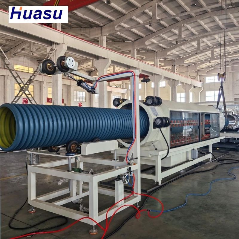 効率的な生産のための水冷式自動高密度二重壁コルゲートパイプ機械