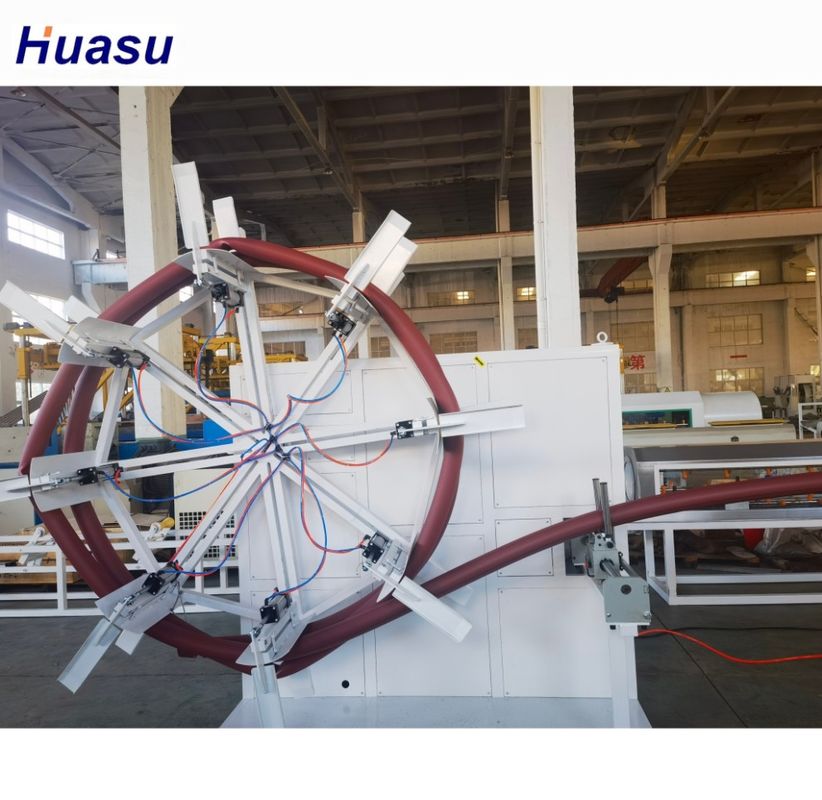 WEGモーター付きHDPEパイプエクストルーゼーションラインマシン シーメンス バイドモーター PEPP HDPE PVC加工材料の選択