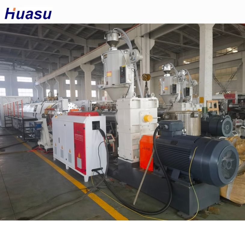 シメンス 電気部品 HDPE 精密生産のための固形壁管排出機