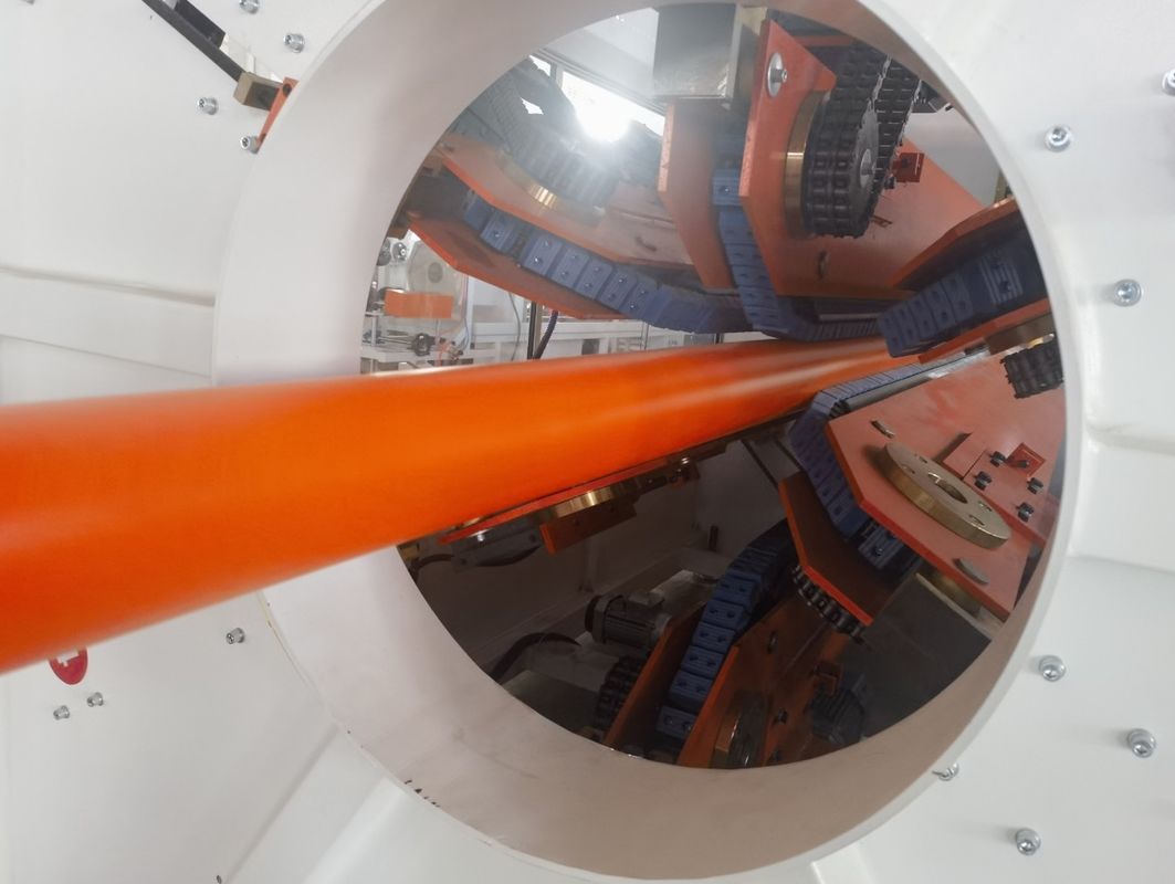 38CrMoAlスクリュー材料と水冷却方法のHDPEパイプエクストルーションライン