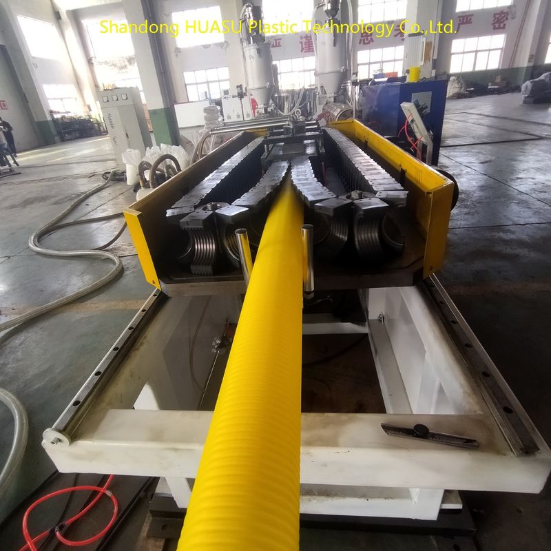 100-1000kW 生産力 調整可能な出力のためのPLC制御と水冷却付きの二重壁波紋管機械