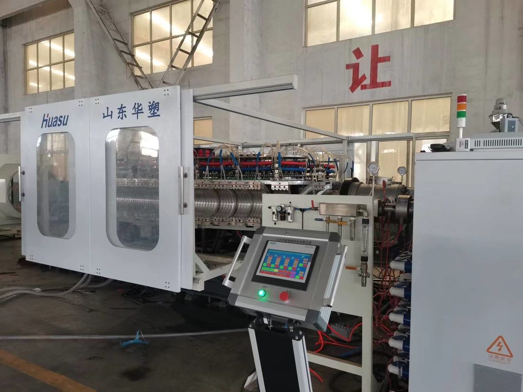 シエメンズ PLC制御波紋管外押しライン生産機械,ナイトライディング深さ0.4-0.7mm