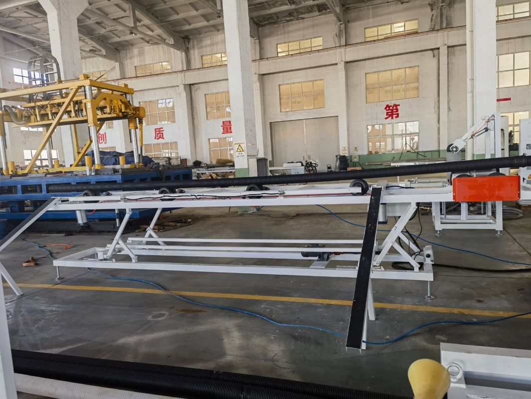 PE/PP/PVC 壁の2つある波紋管の排出しライン 1600mm直径までの真空形成技術