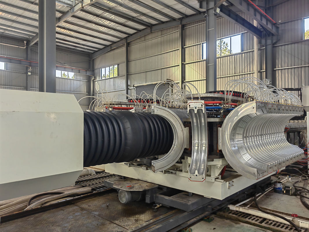 ポリエチレン 単壁または二面壁の波紋管の生産ライン