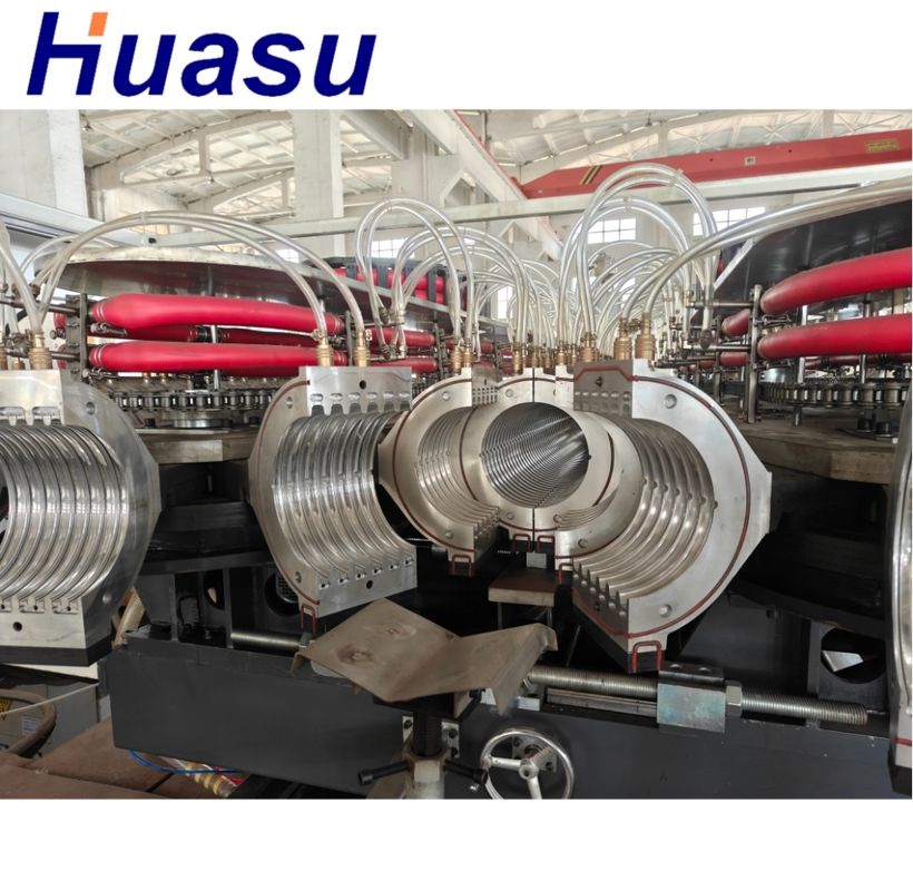 アルミニウム合金模具材料とシュナイダーコンタクタを備えた,カスタマイズ可能な二重壁のゴロゴロパイプエクストルーゼーションライン