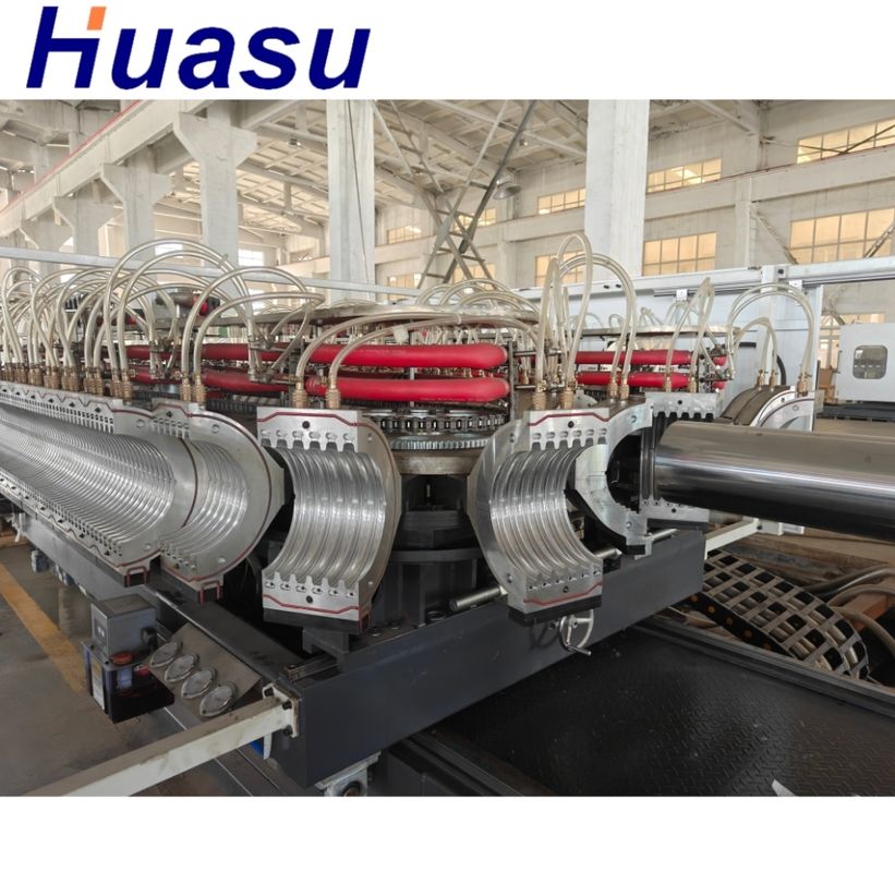 単層二重壁コルゲートパイプ製造機押出ライン自動グレード