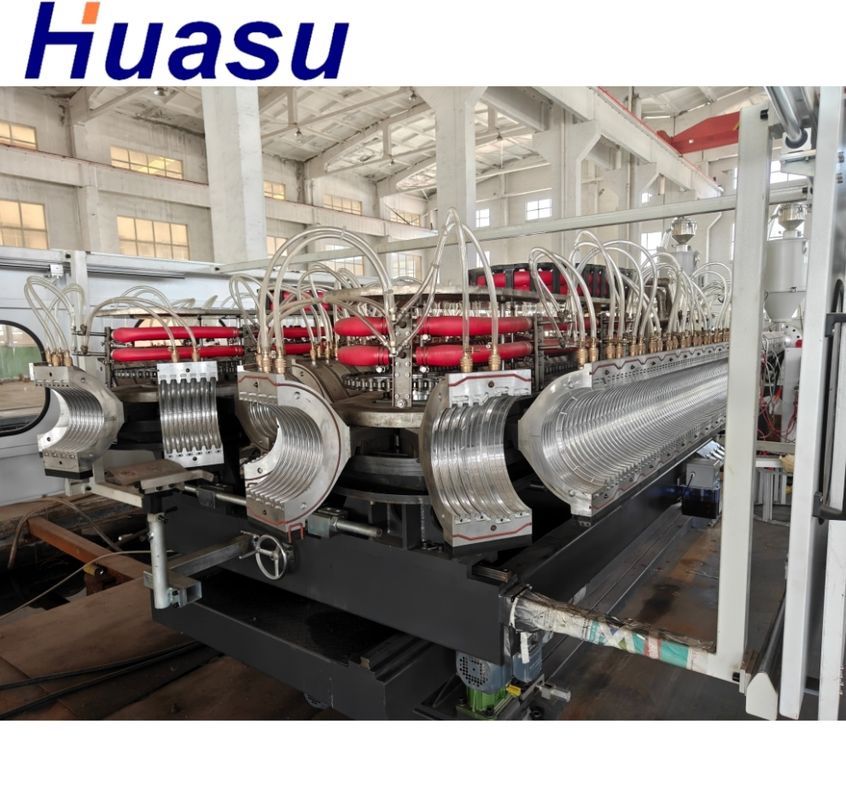 シングル・ダブル・ウォール・ゴラゴラ・パイプ・メイキング・マシン エクストルーション・ライン 20CrMnTiギア