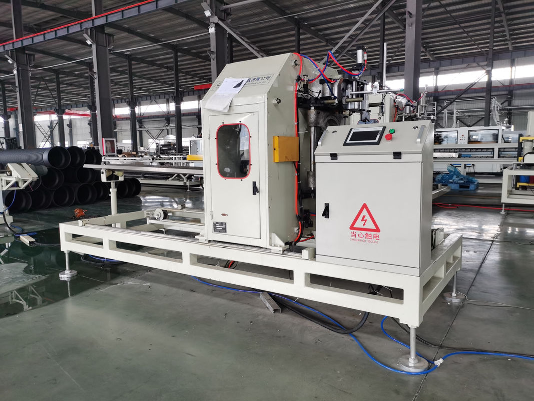 高速シングルおよびダブルウォール波形パイプ製造機