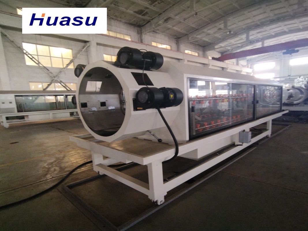 二重壁波形管押出ライン、32～1600mmのパイプ径、60～2000kg/hの容量、シーメンスPLC制御システム