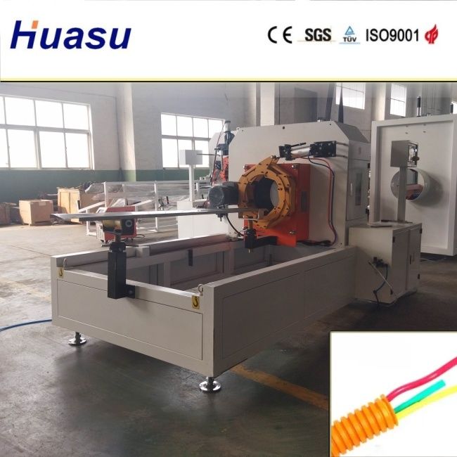 シーメンスPLC技術を搭載した、32～1600mmの切断径範囲と水冷プロセスを備えた二重壁コルゲートパイプ押出ライン