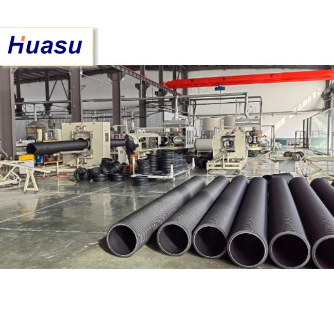 32-1600mmパイプ径、60-2000kg/h容量、シーメンスPLC技術搭載のDWCパイプ押出ライン（コルゲートパイプ製造用）