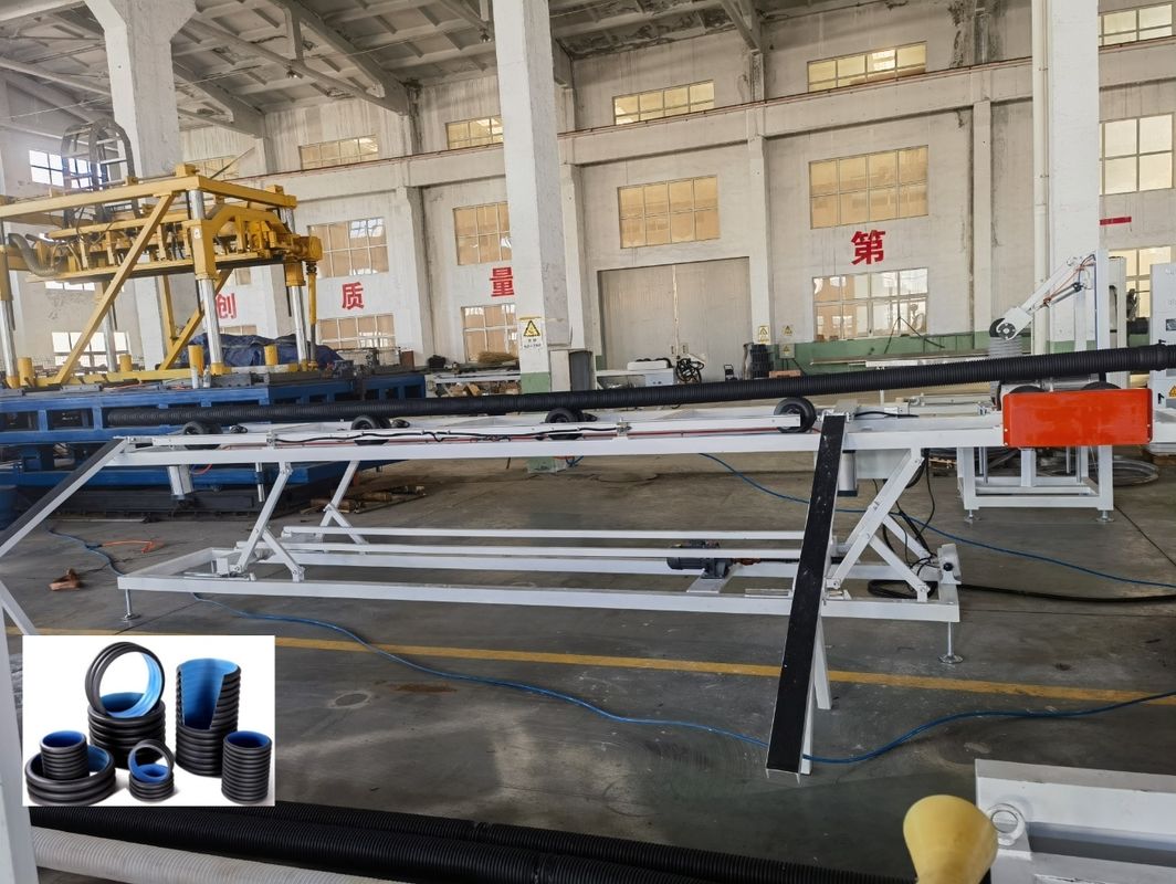 シメンスモーター63mmのダブルウォール波紋パイプエクストルーゼーションライン