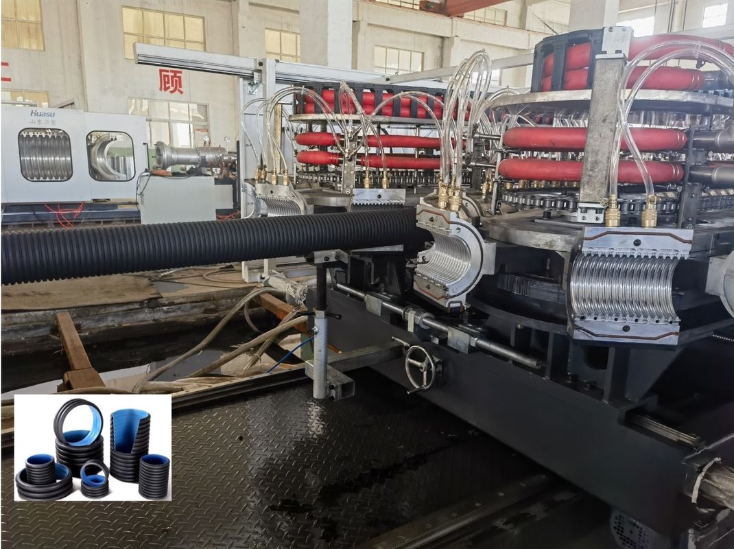 シメンスインバーター 63mm ミニ直径のダブルウォール波紋パイプエクストルーゼーションライン