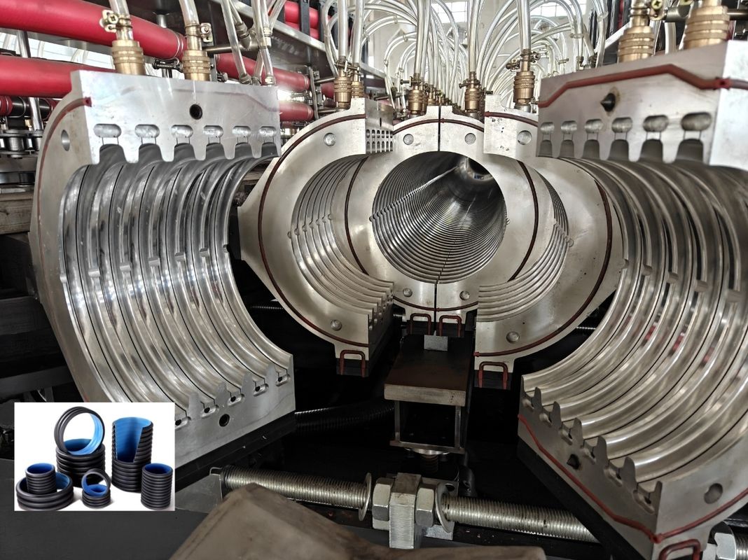 WEG ACモーター 二重壁コルゲート管押出ライン 63mm 最小径