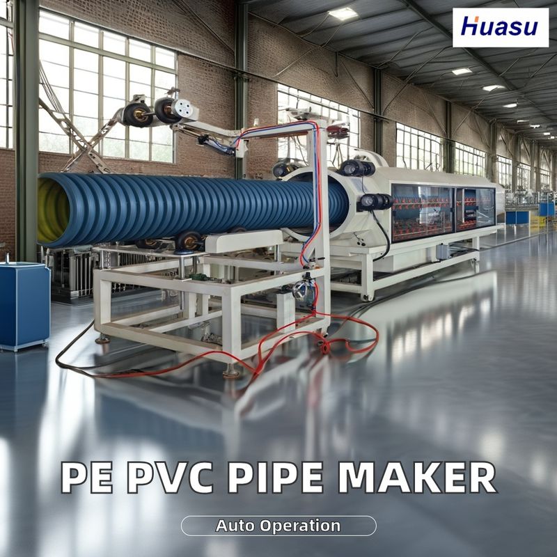 全自動 PVC 双壁波紋管線 500〜2000kg/h