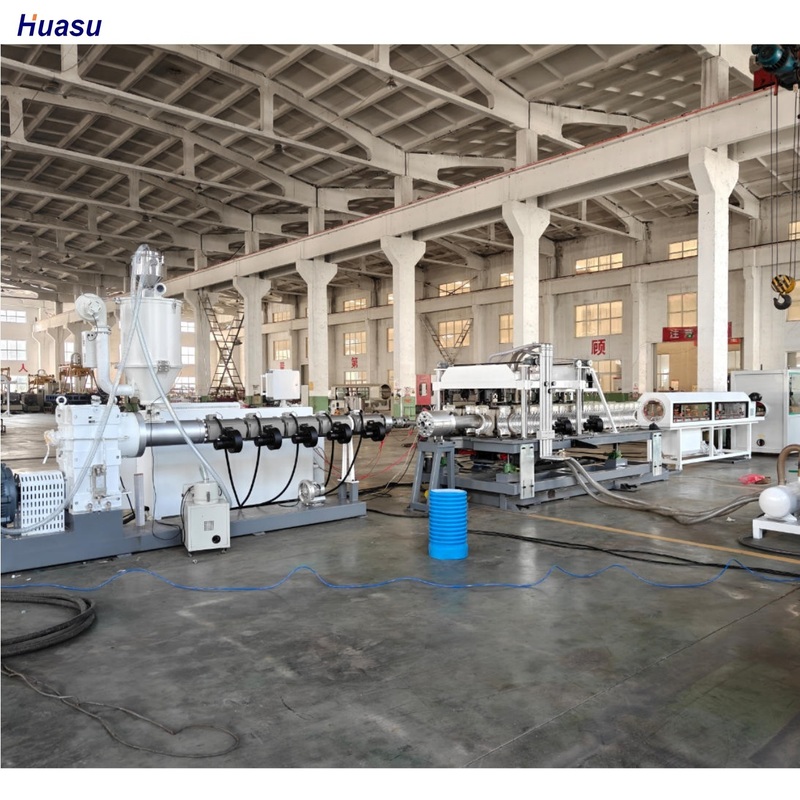 38CrMoAlAバレル材質、75～250mmパイプ用、15m/分の出力速度の自動単層波形管押出ライン