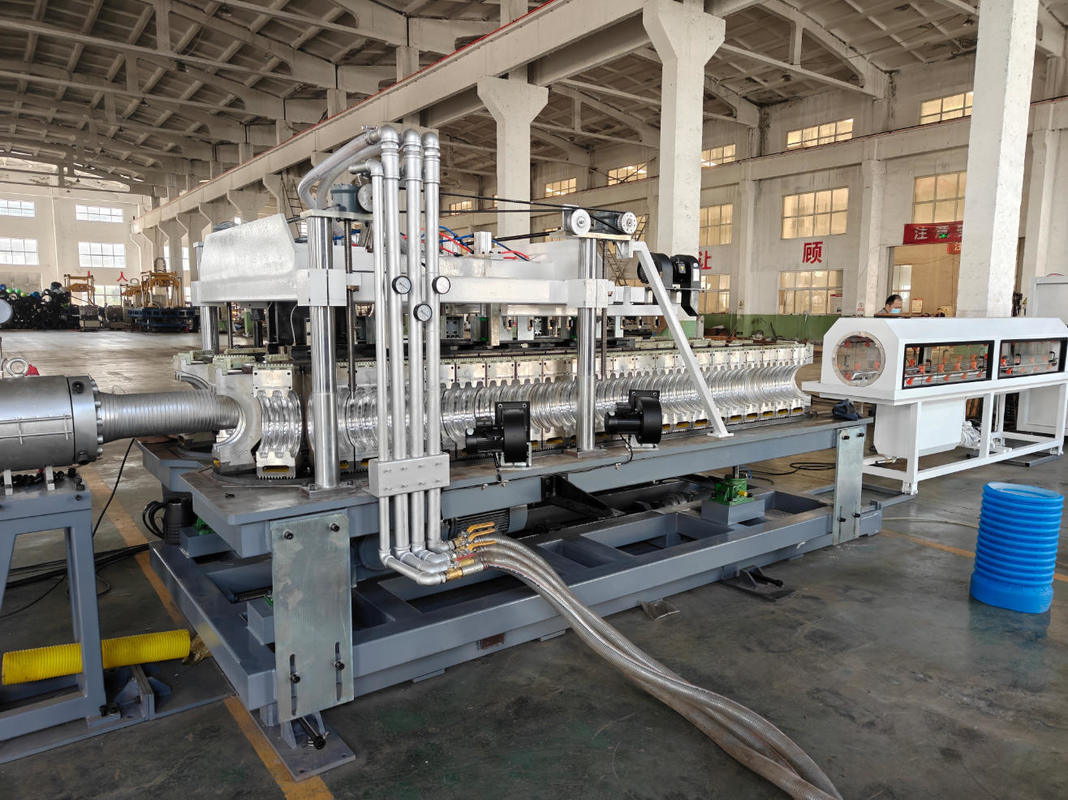 75-250mm 単層コルゲートパイプ押出ライン、最大出力速度15m/分、電圧220-440V