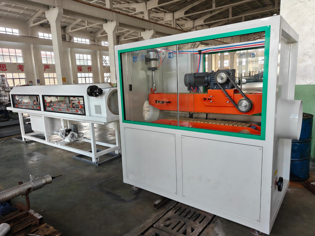 38CrMoAlA材質の二重壁コルゲートパイプ押出ライン、220-440V電圧、75-250mm仕様