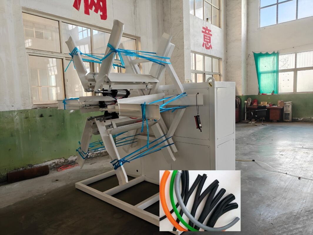 水冷二重壁コルゲートパイプ押出ライン、金型数48、バレル硬度HV940