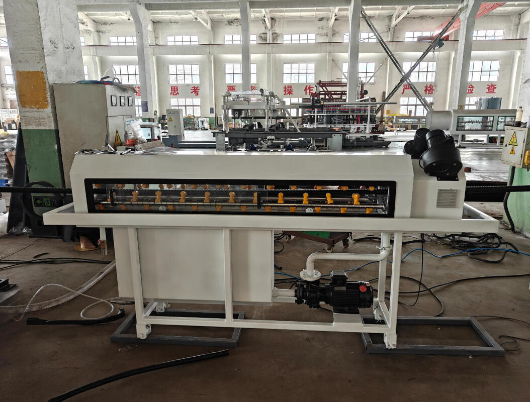 PLC制御システムとシュナイダー/シーメンス電気部品を備えた単層コルゲートパイプ押出ライン、バレル窒化深さ0.4～0.7mm