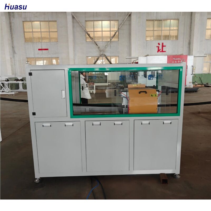 安定した高速生産のための水冷却とシメンスモーター付きの単壁波紋パイプ挤出ライン