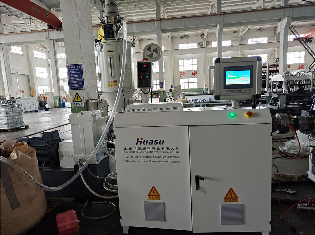 全自動シーメンスモーターシングルウォールコルゲートパイプ押出ライン、最大パイプサイズ110mm