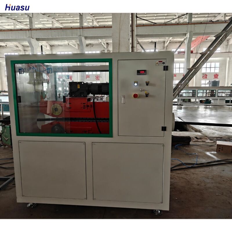 安定した高速生産のための110mm最大パイプサイズとフル自動単壁波紋パイプエクストルージングライン