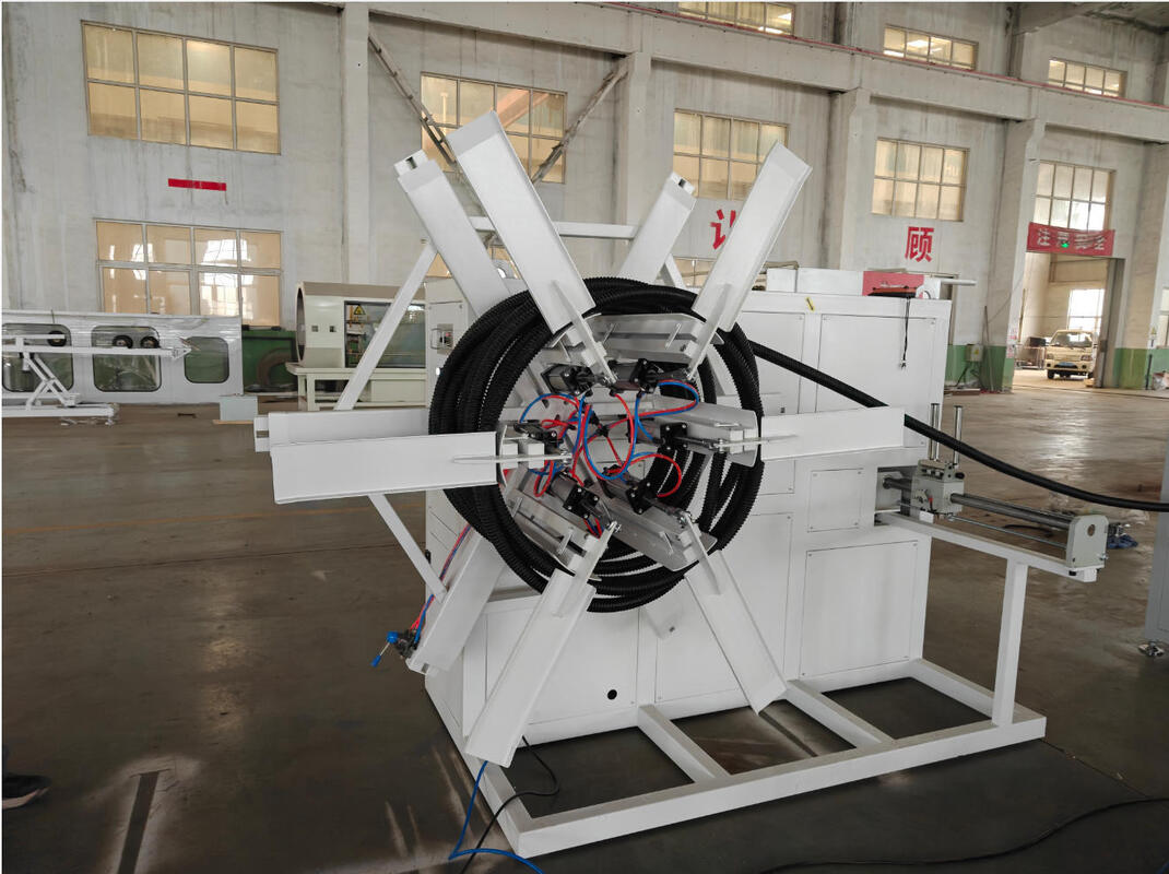 全自動単層コルゲート管押出ライン、最大管径110mm、40-80kg/hの生産能力