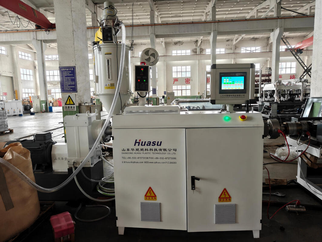 全自動単層波形管押出ライン、40～80kg/hの出力、水冷システム