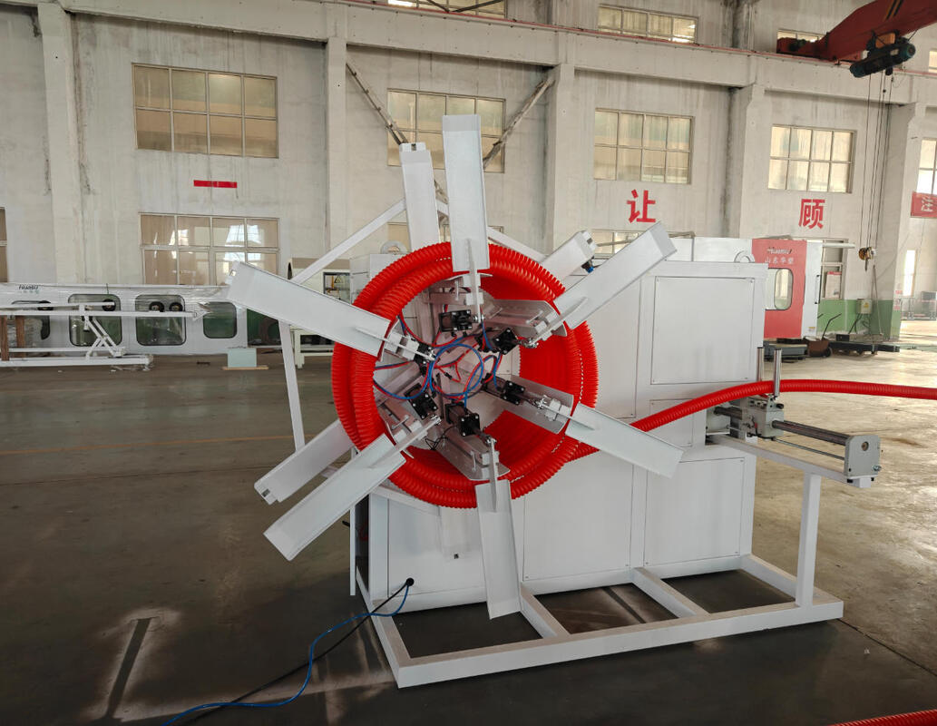 工業用用 33 38 40 LD比率の自動高精度単壁波紋パイプ挤出機