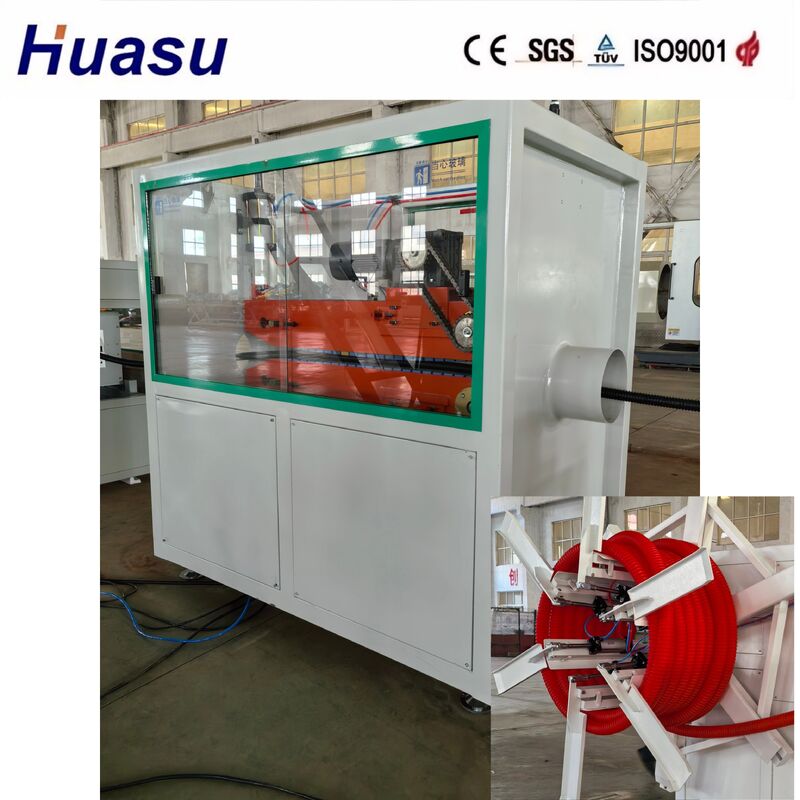 3層ケーブル保護管押出ライン（32mm～1600mm管内径用、空冷・水冷式）