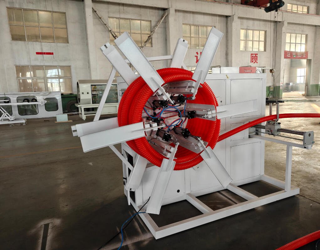 一体型押出機二重壁波形管押出ライン、100kg/h～2000kg/hの生産能力とシーメンス電気システム