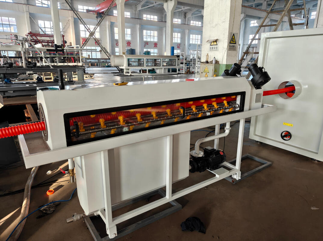 シーメンス・エレクトリック・ダブルウォール・ゴラジスト・パイプ・エクストルーション・ライン 水冷却と生産能力100kg/h~2000kg/h