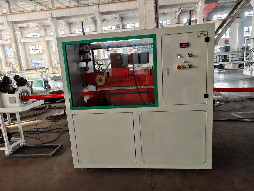 シーメンス製メインモーター、シングルウォールコルゲートパイプ押出ライン、PLC制御システムおよび水冷