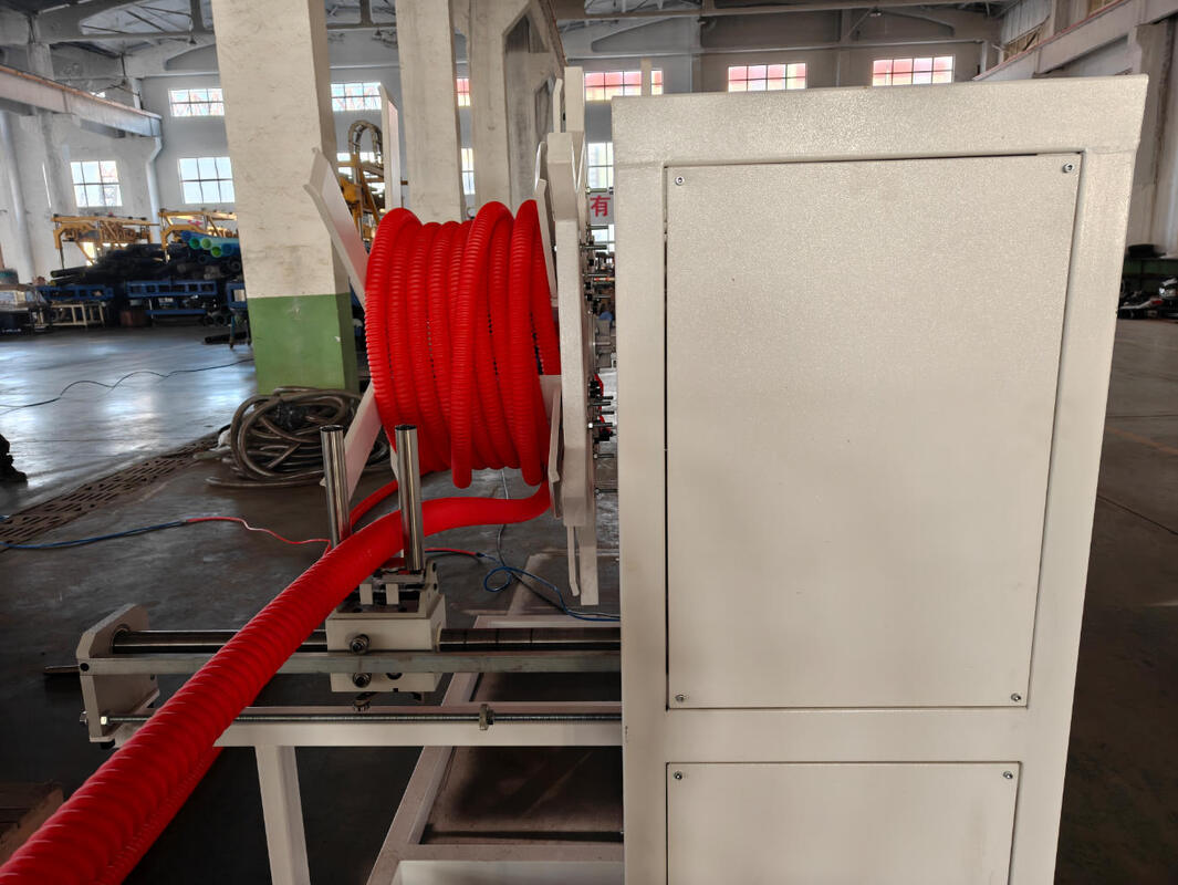 2本壁のゴロゴロパイプエクストルーゼーションライン 20CrMnTiギア材料とHV>740バレルスクリューを搭載したシメンスブランドの電気部品